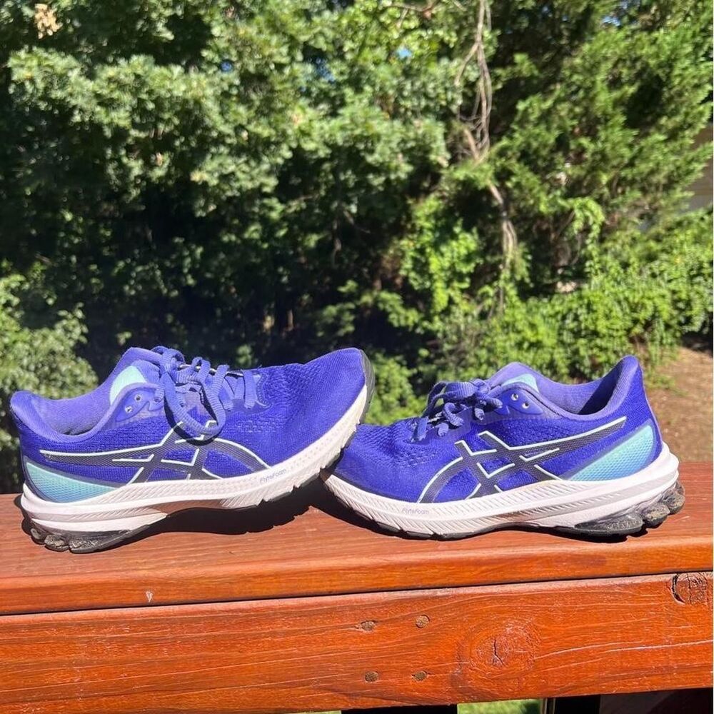 Asics Women's 6 GT 1000 12  Bluish Purple Running Jog Trail Sneakers